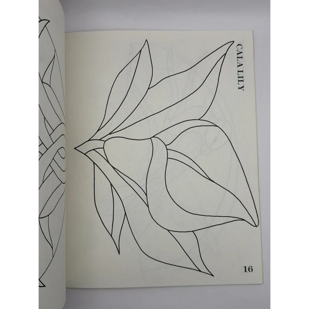 1985 Alladins Fan Lamps Mari Stanish Stained Glass Pattern Book 35 Designs